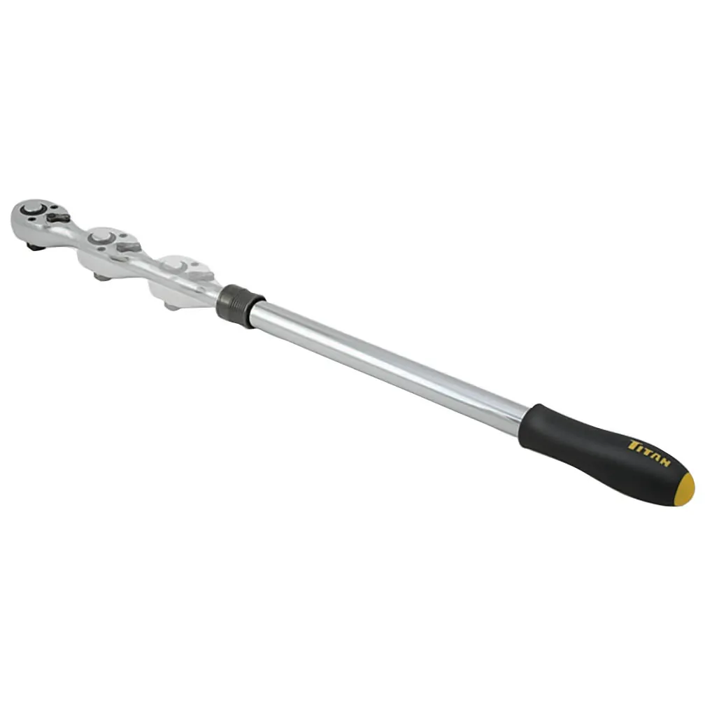 Titan Tool Inc 12073 — Titan Tool 1/2" Drive Extendable Ratchet with Comfort Grip