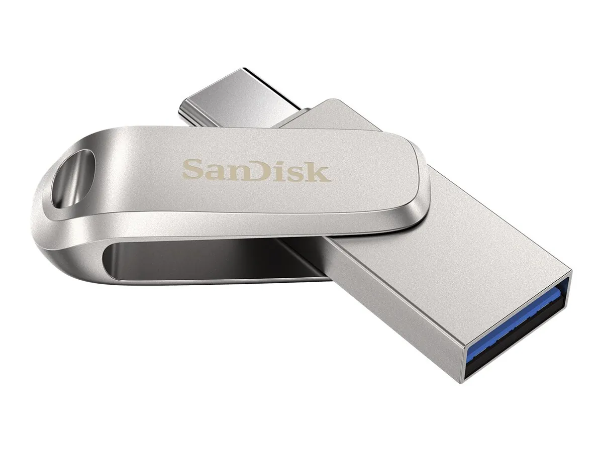 Western Digital SDDDC4-064G-A46 — SANDISK METAL DUAL FLASH DRIVE, TYPE C, 64GB USB 3.1, GINSENG, AMUSB 3.1, GINSEN