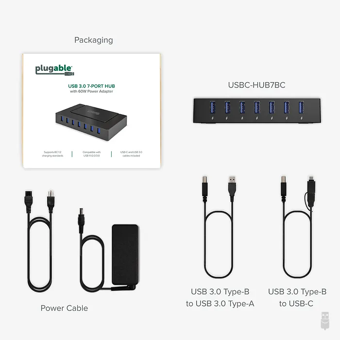 Plugable Technologies-USBC-HUB7BC