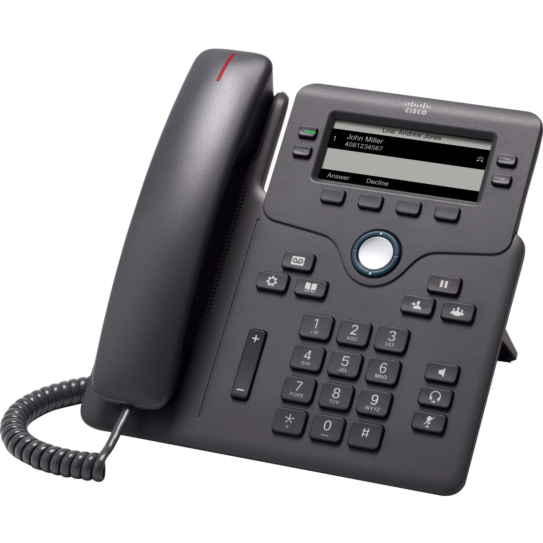 Cisco CP-6851-3PW-NA-K9= — CISCO IP PHONE 6851 MPP WITH 6800 PWR AND NA CLIP