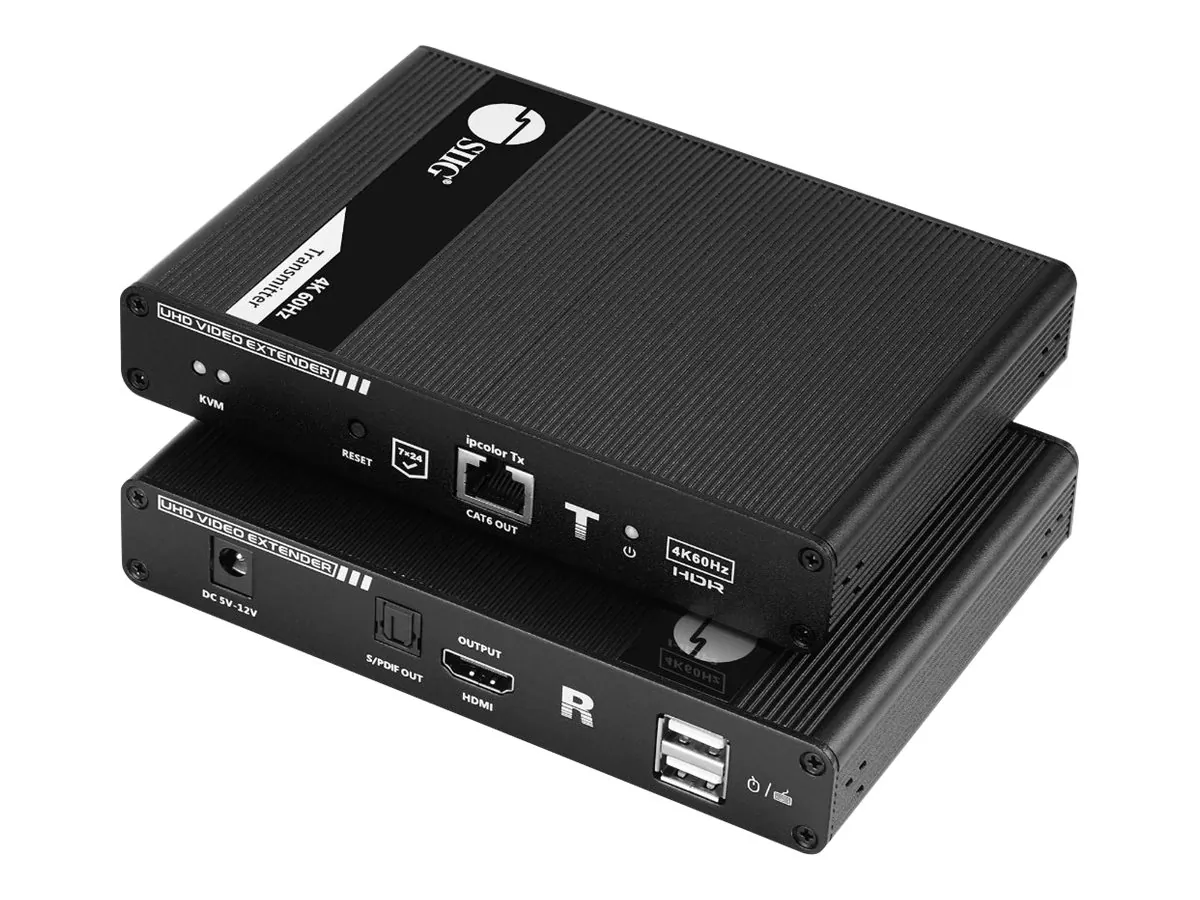 Siig CE-H26Y11-S1 — TRUE 4K PERFORMANCE EXTEND HDMI DISTANCE UP TO 230FT (70M) , 4K60HZ ULTRA HD DIS