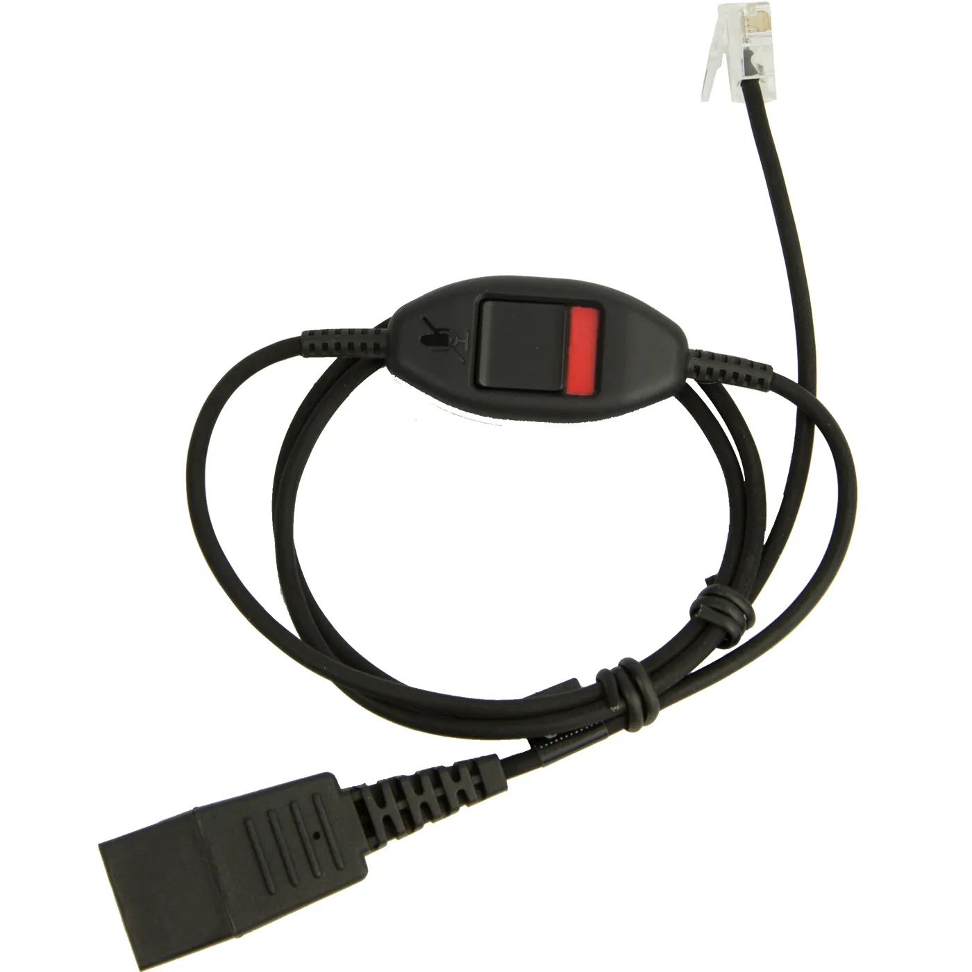 Jabra 8800-01-20 — QD Mute Cable - Straight 0.8M for Modular Connections