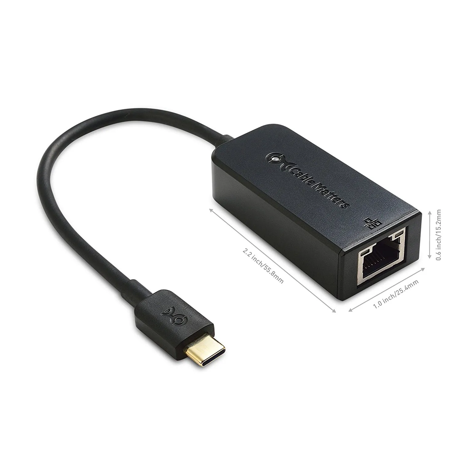 CABLE MATTERS 201013-BLK — USB TYPE-C TO GIGABIT ETHERNET NETWORK A.
