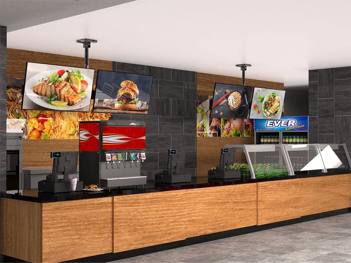 Monoprice 39662 - Monoprice Professional 2x1 Ceiling Mount for Displays 32-65