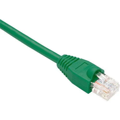 UNC GROUP LLC PC6-01F-GRN-S — UNC CAT6 PATCH CABLE, 01 FT GREEN WITH BOOTED. HIGH-PERFORMANCE CAT6 ETHERNET CA