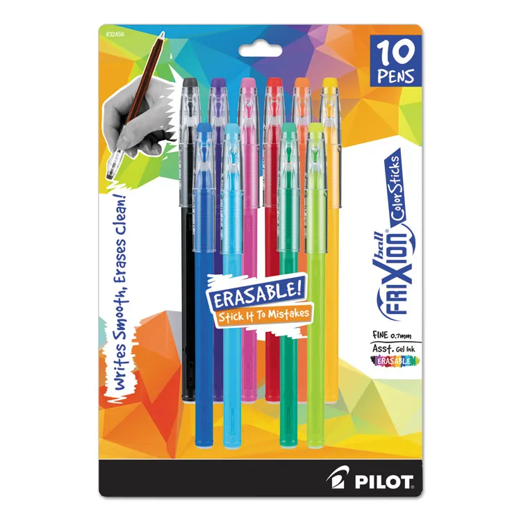 Pilot PIL 32465 — Pilot FriXion ColorStix Ballpoint Pen - Black Gel-based Ink - 12 / Dozen