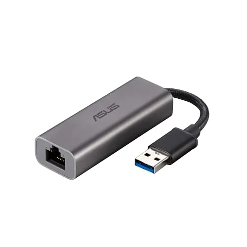 ASUS USB-C2500 — Asus USB-C2500 2.5G Ethernet Adapter for Gaming