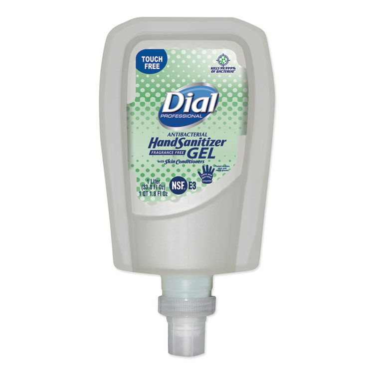 DIAL PROFESSIONAL 19029EA - SANITIZER,GEL,HND,TF,CLR