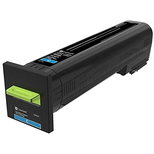 Lexmark LEX72K00CG — Lexmark Cyan Return Program Toner Cartridge for US Government (8000 Yield) (TAA Compliant Version of 72K10C0)