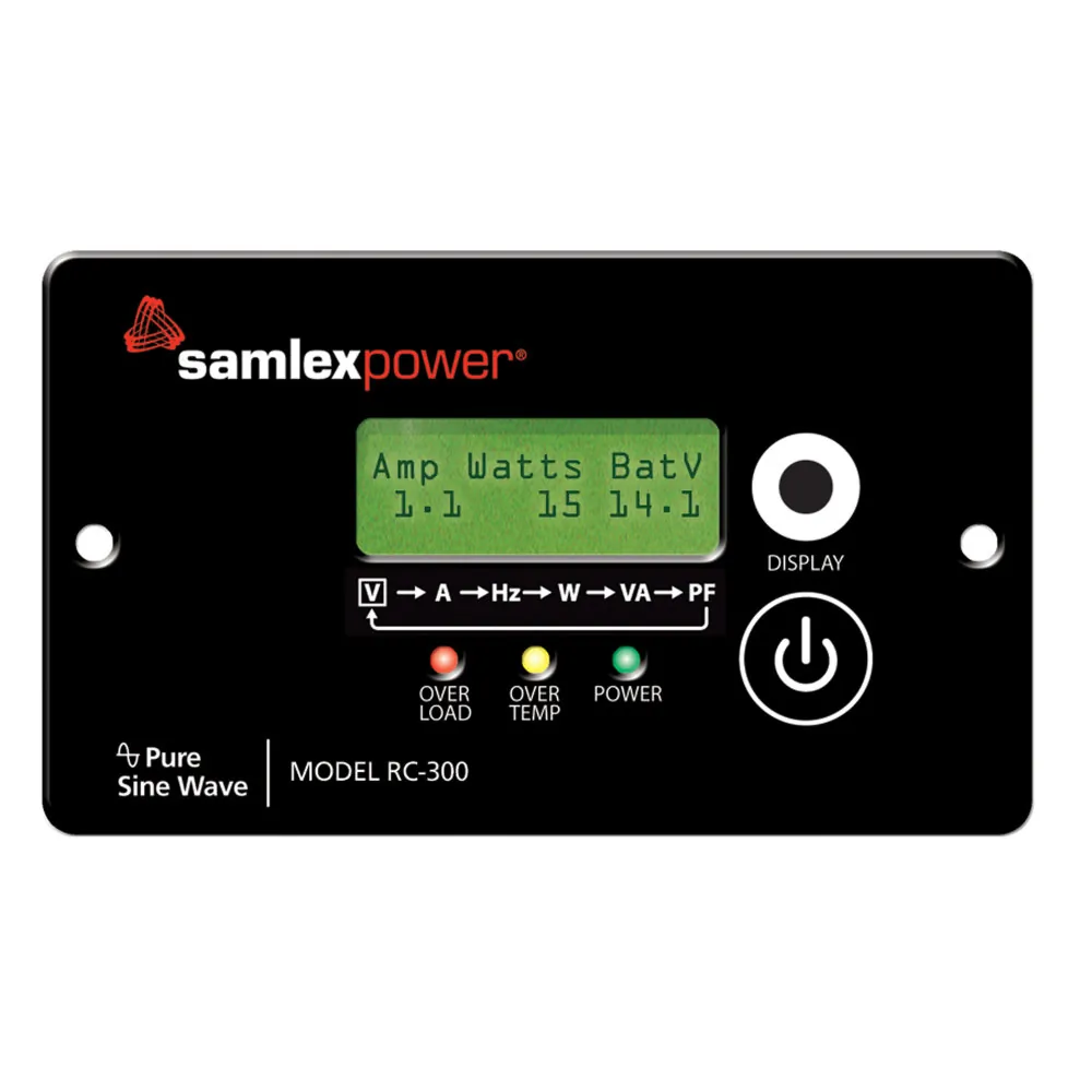 Samlex America RC-300 - Samlex RC-300 LCD Remote Control for PST Inverters