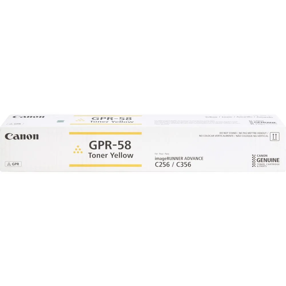 CANON CNM2185C003 — CANON GPR58 YELLOW TONER CARTRIDGE