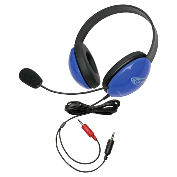 ERGOGUYS 2800BL-AV - CALIFONE STEREO HEADSET 2 3.5MM PLUGS BL