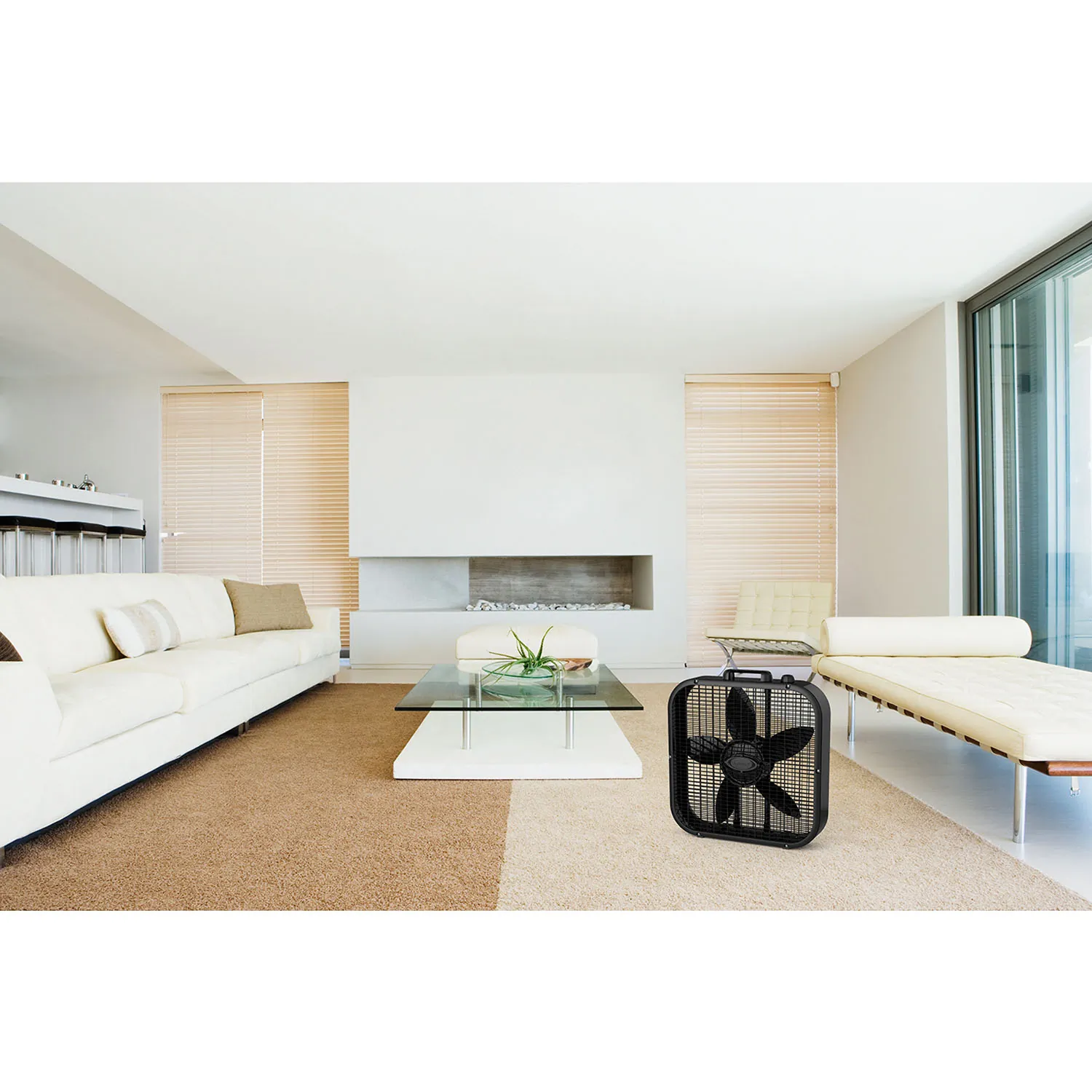 Lasko B20401 — Lasko 20-Inch Three-Speed Box Fan - Black