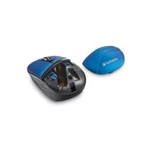 VERBATIM 70705 — Verbatim Wireless Mini Mouse - Travel Commuter, Blue