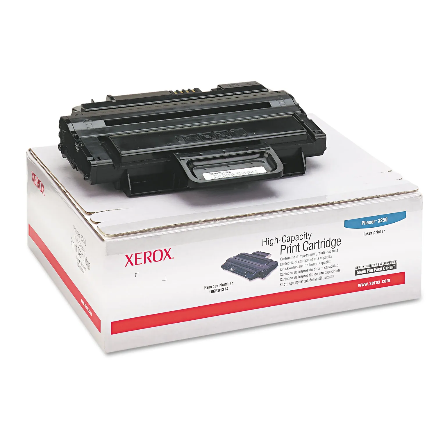 XEROX XER106R01374 — Xerox Toner Cartridge - Laser - High Yield - 5000 Pages - Black - 1 Each