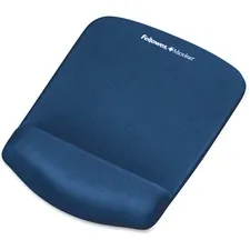 FELLOWES 9287301 — PLUSHTOUCH MOUSE PAD WRIST REST W/ FOAMFUSION-BLUE
