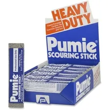 US PUMICE UPM JAN12 — U.S. Pumice US Pumice Co. Heavy Duty Pumie Scouring Stick - Stick - 12 / Pack - Gray