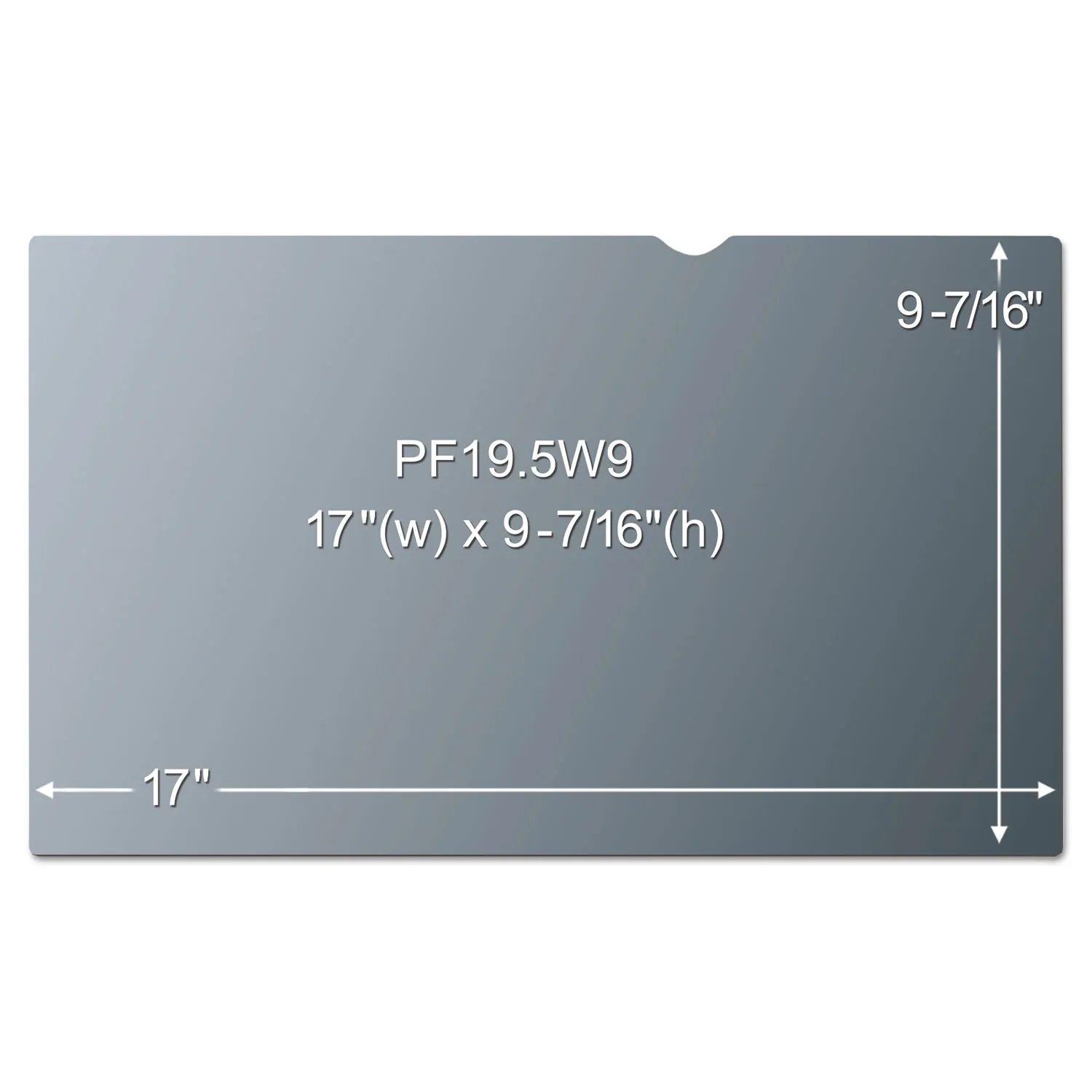 3M PF195W9B — PRIVACY FILTER 19.5IN UNFRAMED WS 16:9