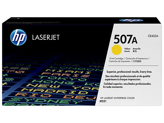 HP CE402A — HP 507A (CE402A) Toner Cartridge - Single Pack - Laser - 6000 Pages - Yellow - 1 Each