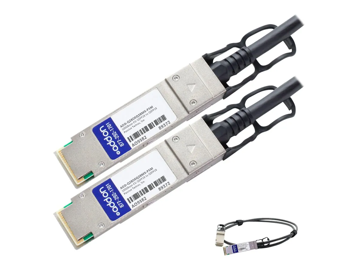 ADDON ADD-Q28DEQ28MX-P5M - ADDON DELL DAC-Q28-100G-5M TO MELLANOX MCP1600-C005 COMPATIB