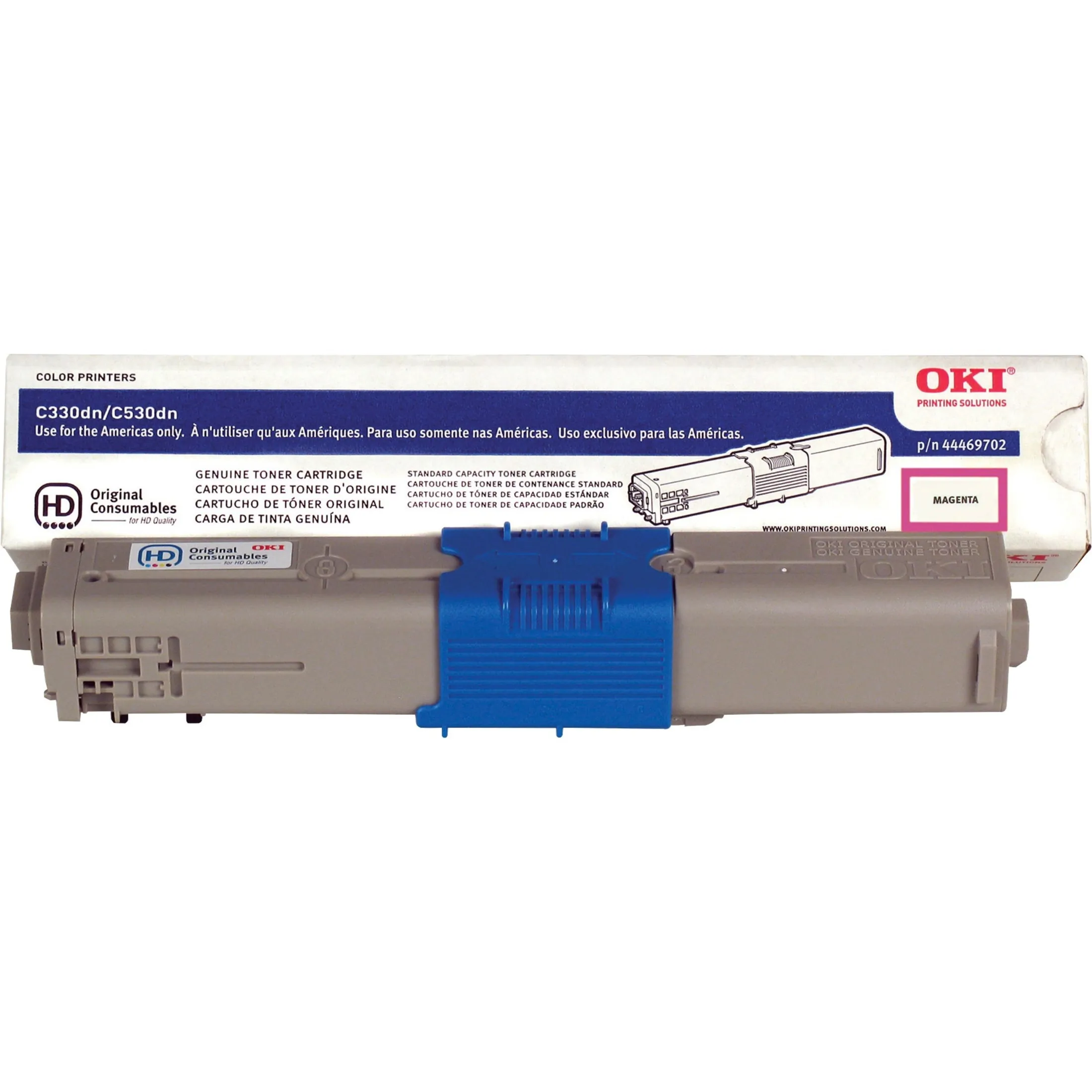 OKIDATA 44469702 — OKI MAGENTA TONER FOR C330DN, C331DN, C531DN, C530DN MC362W, MC562W, MC561, MC36