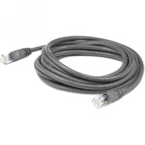 ADDON ADD-10FCAT6A-GY — 10FT GRAY CAT 6A PVC ETHERNET CABLE SNAGLESS BUBBLE BOOT RJ-45 M/M