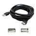 ADDON USBEXTAA10FB-5PK — ADDON 5-PACK OF 10FT USB 2.0 (A) MALE TO FEMALE BLACK CABLES