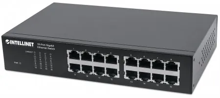 Intellinet 561068 - INTELLINET 16-PORT GIGABIT ETHERNET SWITCH WITH AUTO-SENSING