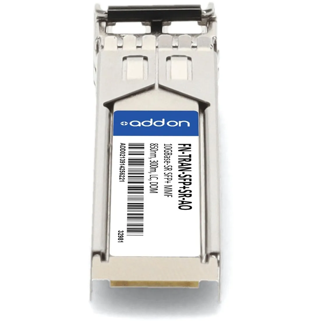 ADDON FN-TRAN-SFP+SR-AO — AddOn 10GBASE-SR SFP+ Transceiver for Fortinet Devices