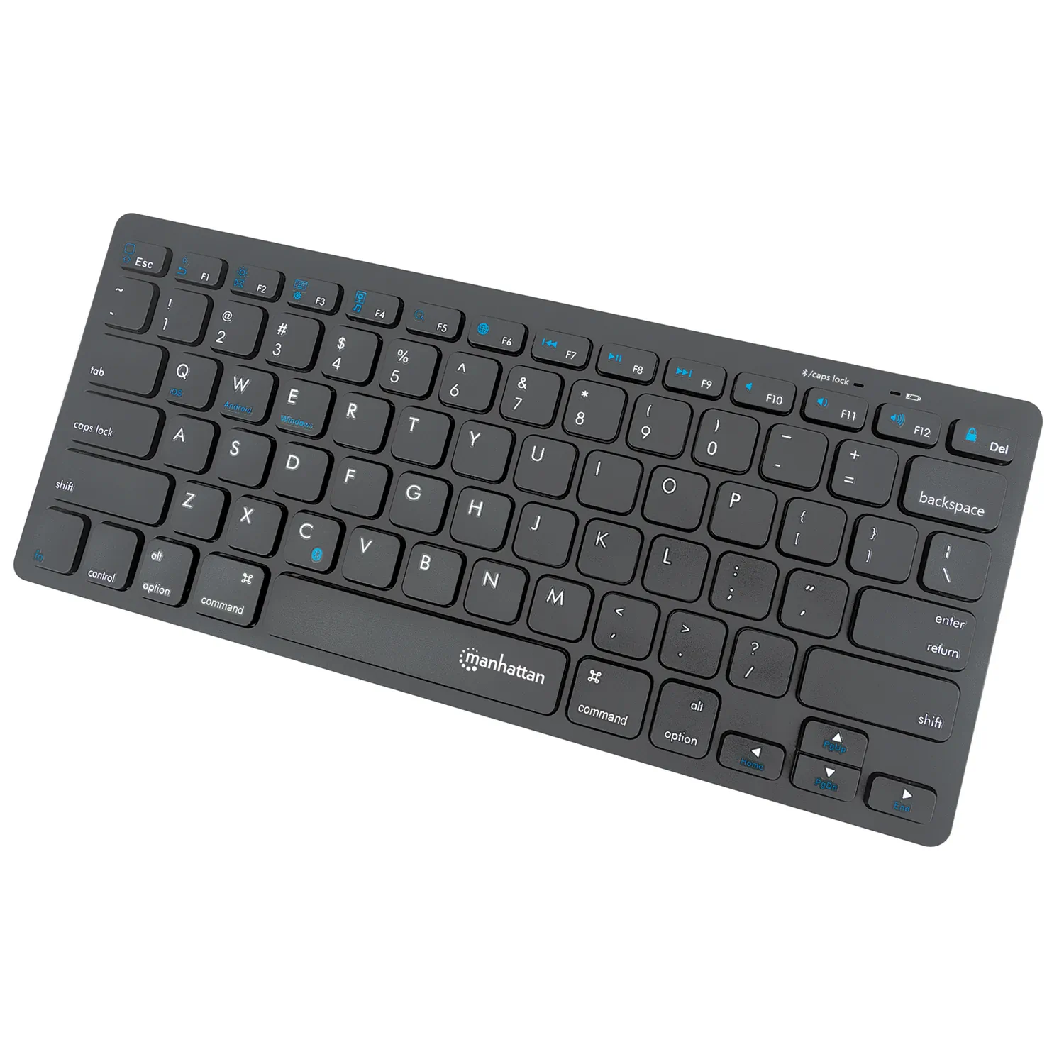 Manhattan 179935 - Bluetooth 5.0 Wireless Keyboard with QWERTY Layout