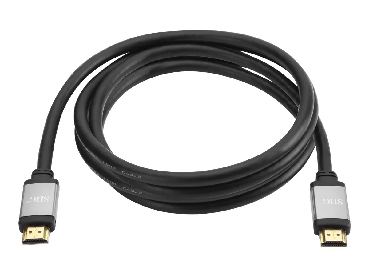 Siig CB-H20Z11-S1 — SIIG 8K ULTRA HIGH SPEED HDMI CABLE-8FT 8K@60HZ, 48 GBPS (CB-H20Z11-S1)