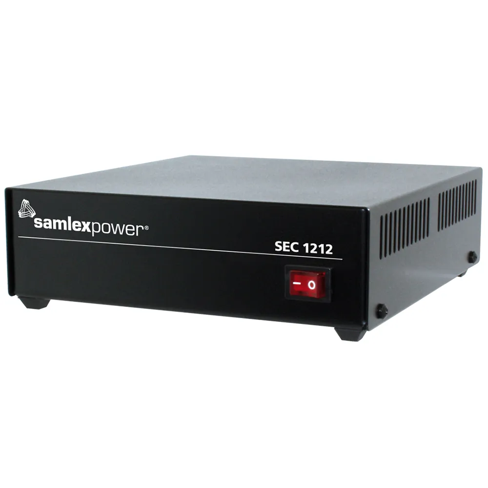 Samlex America SEC-1212 — Samlex 10 Amp Desktop Power Supply - 120VAC to 12VDC
