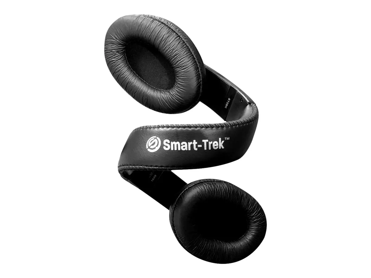 HAMILTONBUHL ST1BK - In-Line Volume Control Headphones with 3.5mm Jack - Pack of 