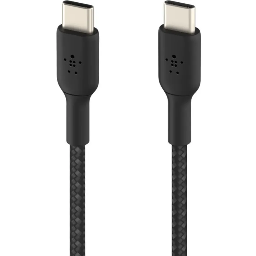 Belkin CAB004BT2MBK — BELKIN CAB004BT2MBK - SYSTEM CABLES - USB-C LEFT CONNECTOR - MALE LEFT GENDER -