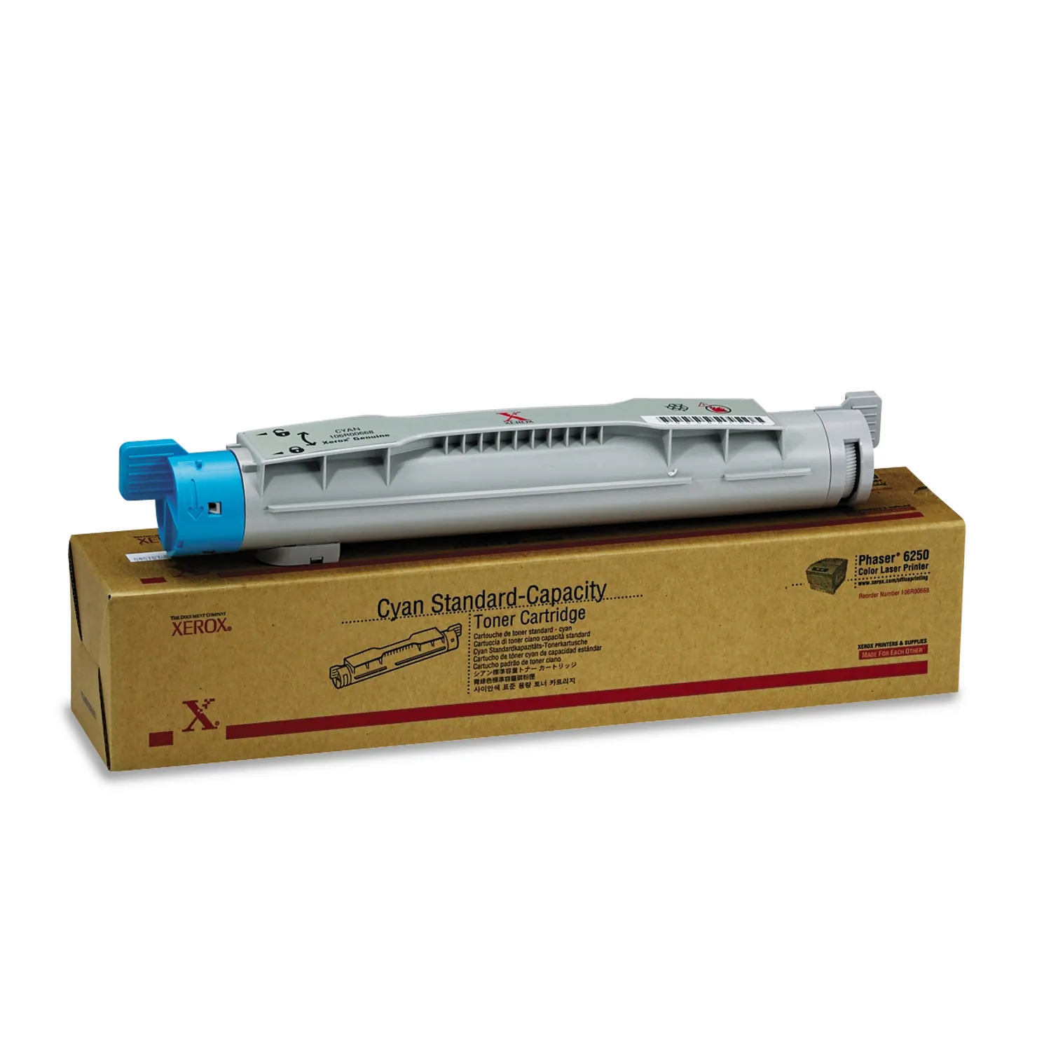 XEROX XER 106R00668 — Xerox Toner Cartridge - Laser - 4000 Pages - Cyan - 1 Each