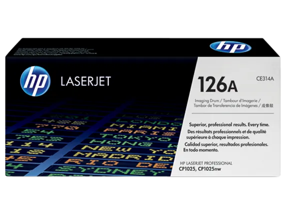 HP CE314A — HP 126A(CE314A) LaserJet Imaging Drum - Single Pack - Laser Print Technology - 14000 Black, 7000 Color - 1 Each