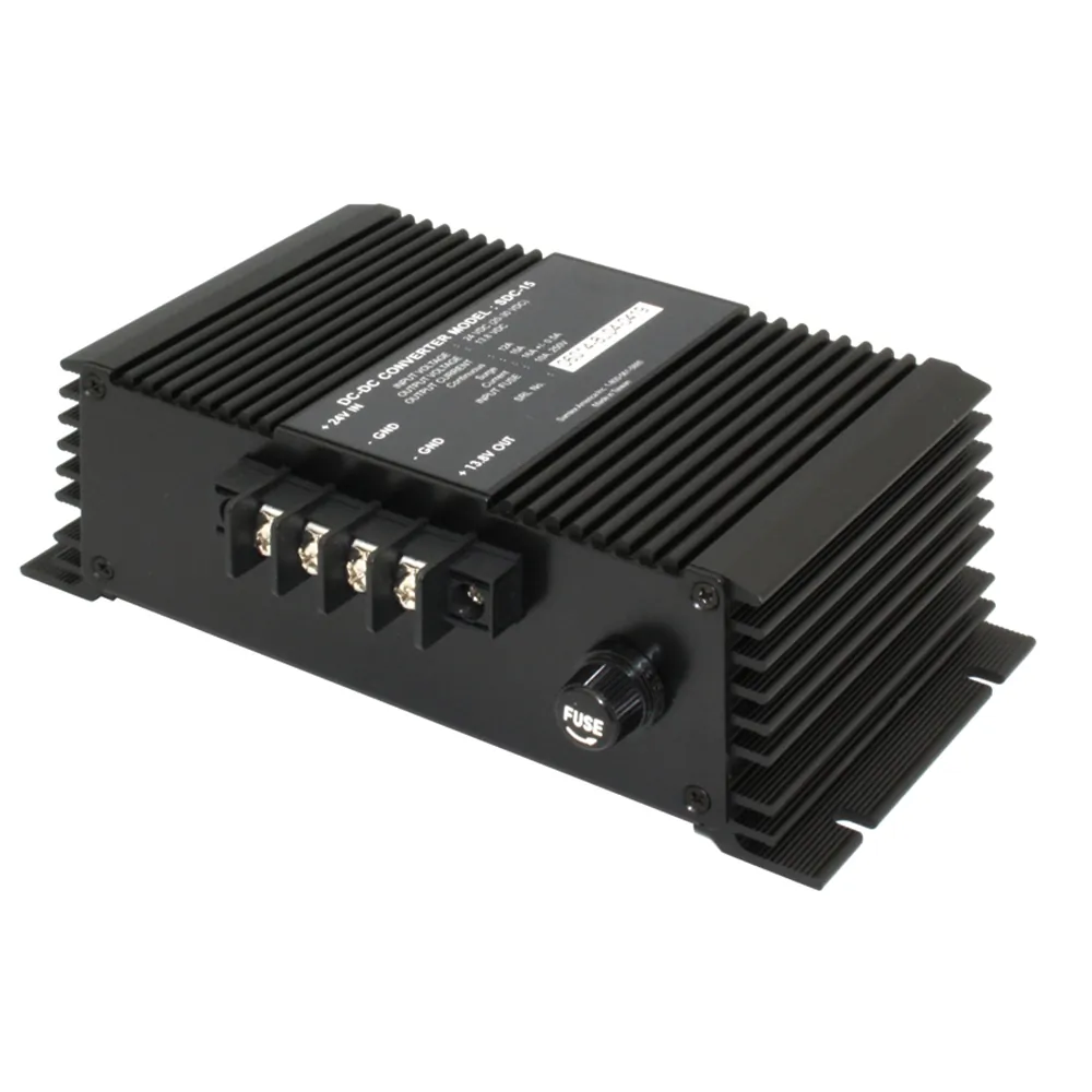 Samlex America SDC-15 — 12A DC-DC Converter - Step-Down 24V to 12V for Heavy Duty