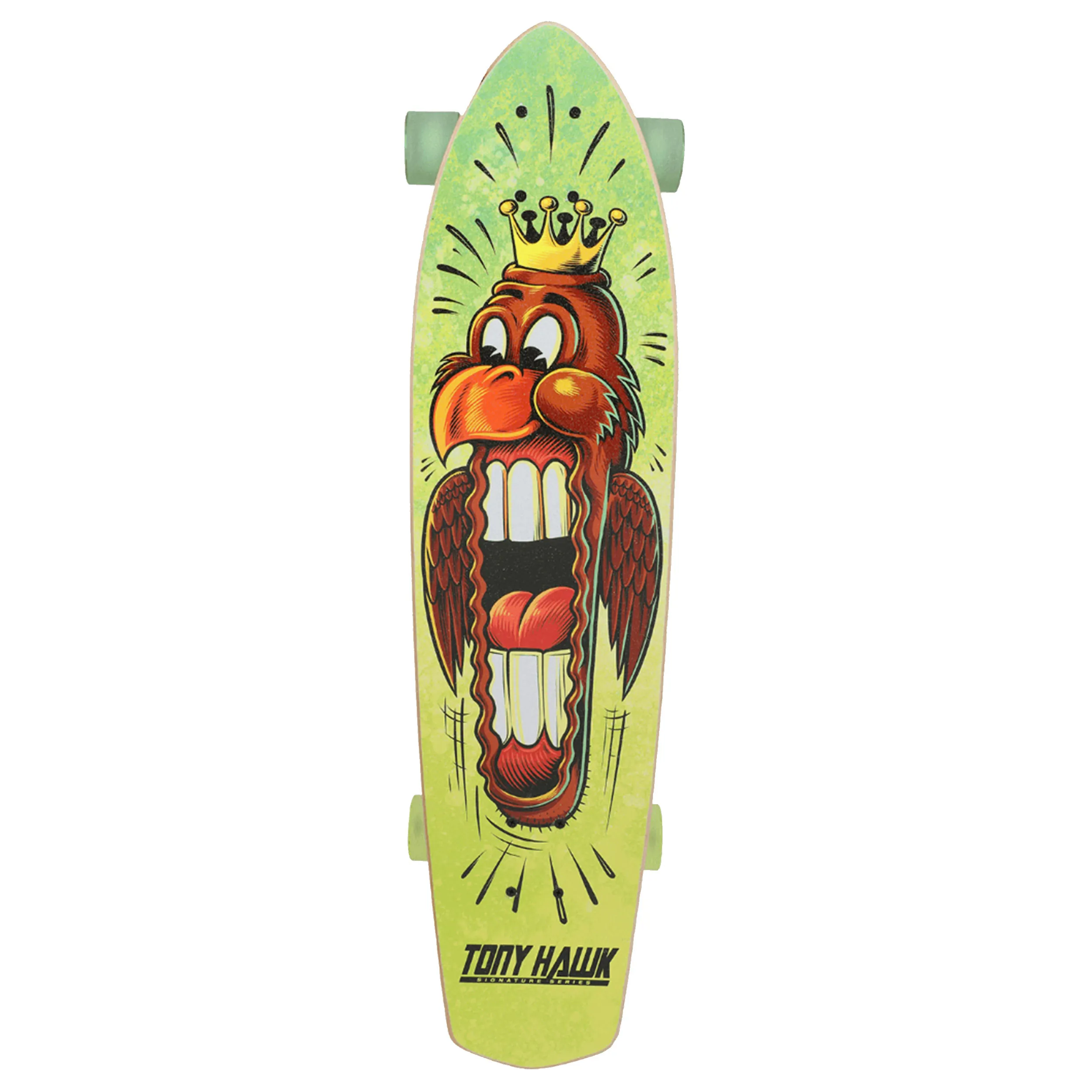 Tony Hawk ACTBOD123TH-BMH-STK — Tony Hawk 34 Inch Big Hawk Mouth Cruiser Skateboard
