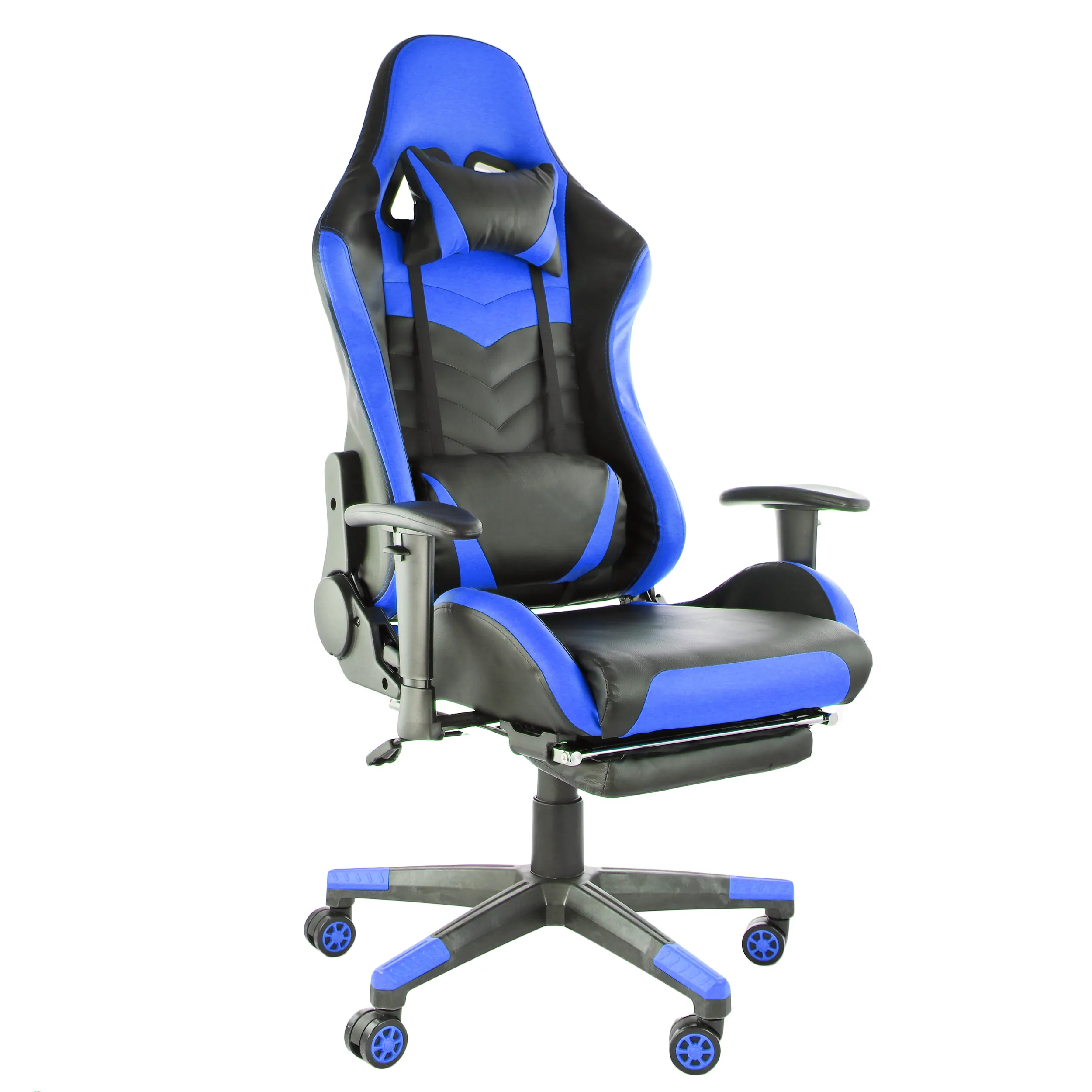GAMEFITZ GF-2004 - GameFitz Elite Gaming Chair - BlackBlue Edition
