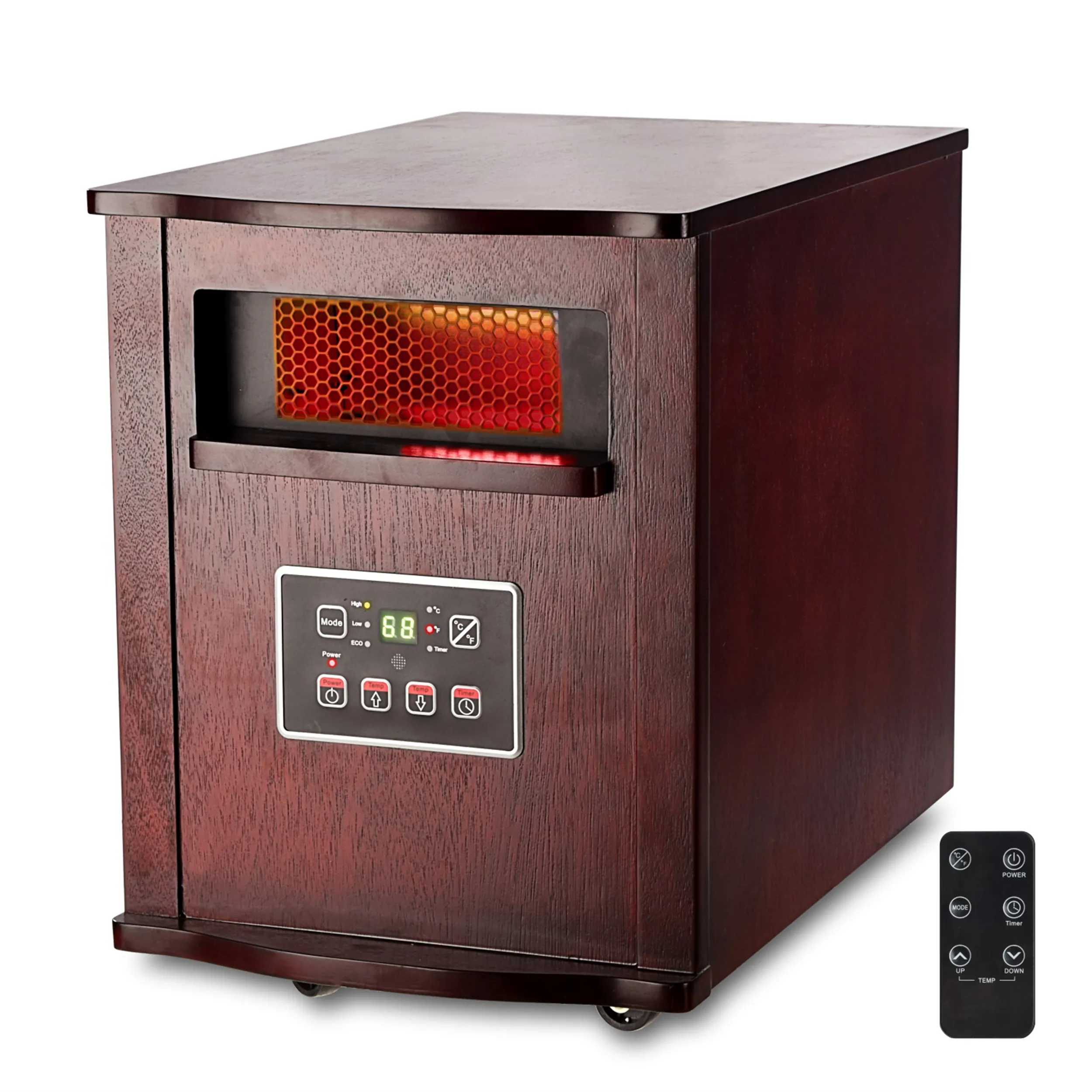 OPTIMUS H-8010 — Optimus Infrared Quartz Heater With Remote