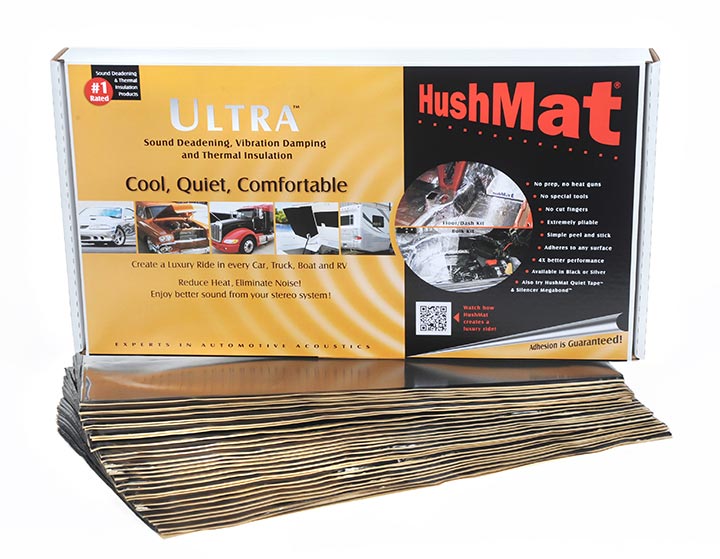 Hushmat BGT 10500 - Hushmat Bulk Kit Black; (30) 12 x 23 sheets; 58.1 Square Fee