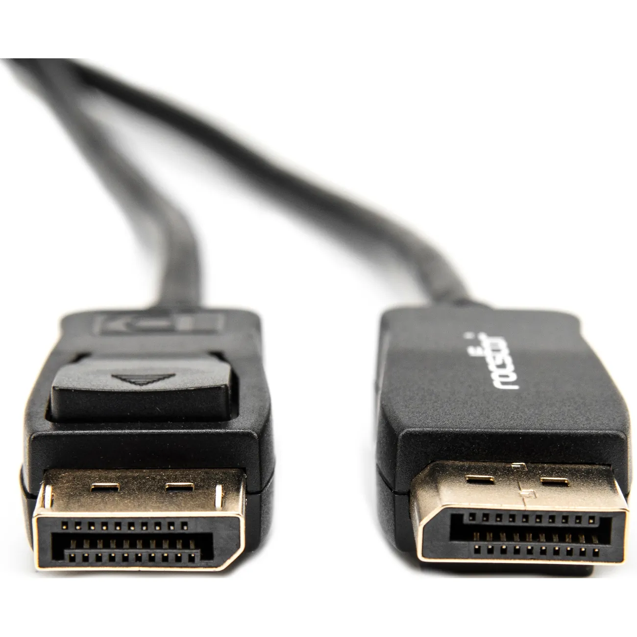 ROCSTOR Y10C235-B1 — PREMIUM 6FT / 2M DISPLAYPORT 1.2 CABLE M/M - 4K X 2K- DISPLAYPORT MALE DIGITAL A