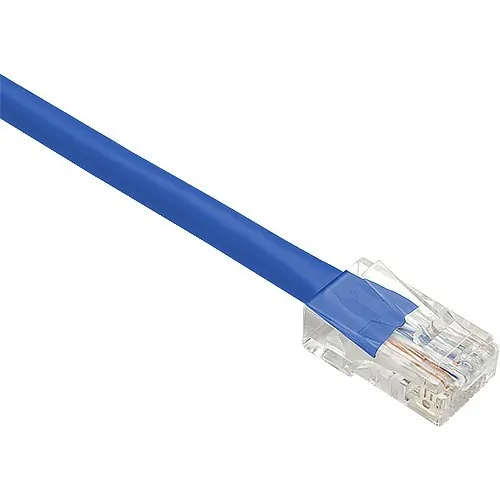 UNC GROUP LLC PC6-09F-BLU-S — UNC CAT6 PATCH CABLE, 09 FT BLUE WITH BOOTED. HIGH-PERFORMANCE CAT6 ETHERNET CAB