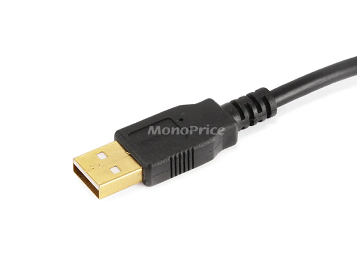Monoprice 5444 — USB 2.0 A M TO A M 28/24AWG CABLE 10FT