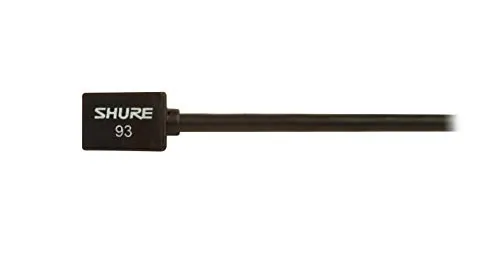 Shure WL93 — Mini Omnidirectional Lavalier Microphone - Black