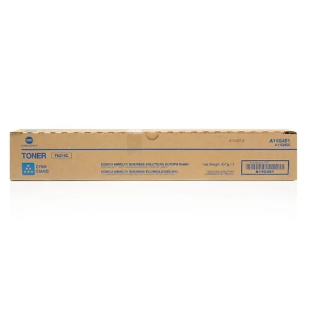 KONICA MINOLTA A11G431 — KONICA TN216C CYAN TONER