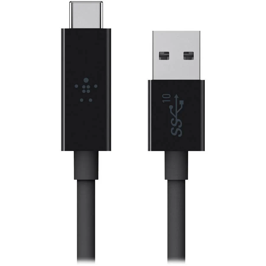 Belkin F2CU029BT1M-BLK — 3.1 USB-A TO USB-C CABLE (ALSO KNOWN AS USB TYPE-C)