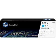 HP CF401A — HP 201A (CF401A) Toner Cartridge - Single Pack - Laser - 1400 Pages - Cyan - 1 Each