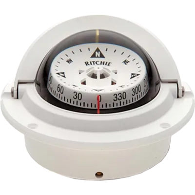 Seawide Distributions RITC-F-83W — Compass, Flush Mount, 3 Combination, White
