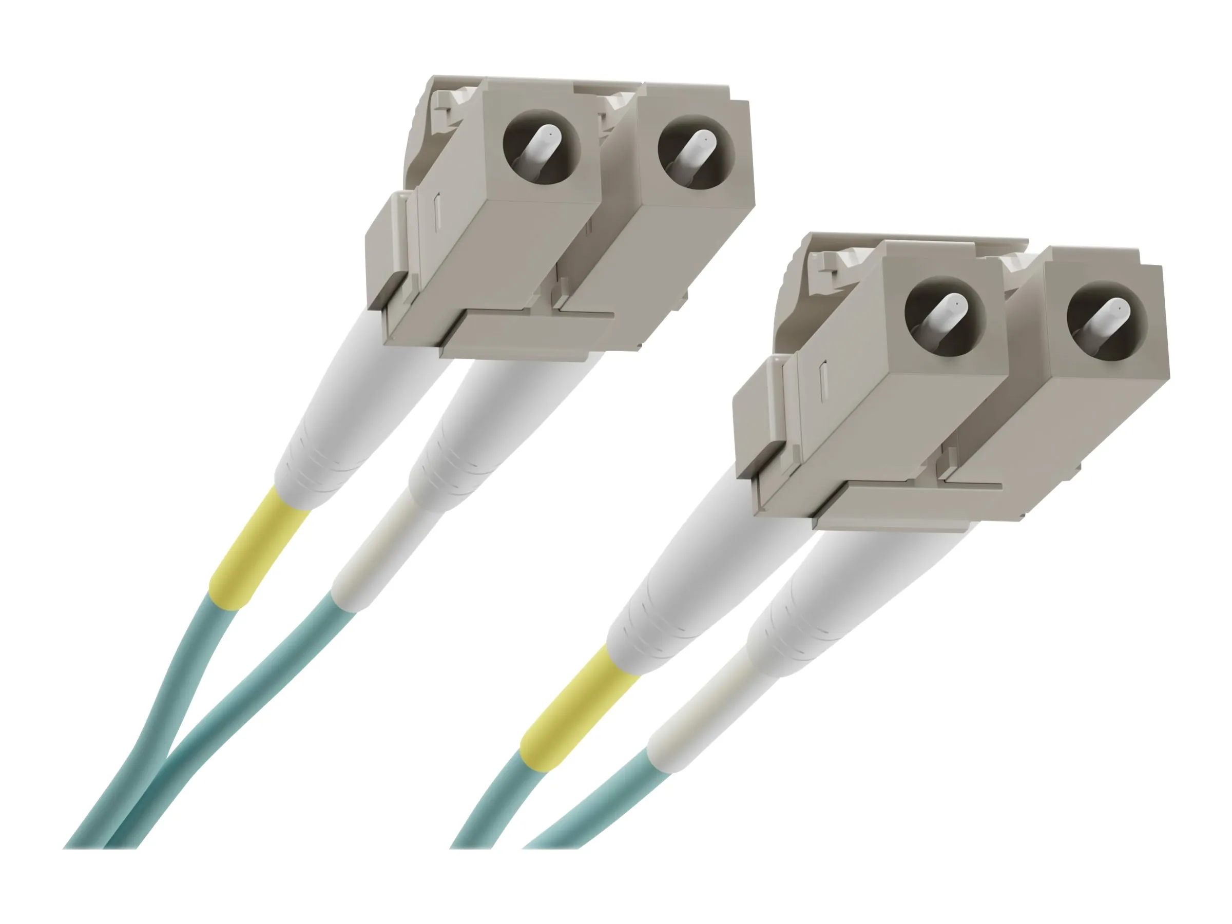 UNC GROUP LLC FJ5G4LCLC-05M - 5M OM4 LC-LC Multimode Fiber Optic Cable - Aqua